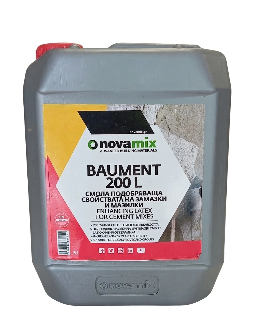 Novamix BAUMENT 200 L добавка за циментови смеси